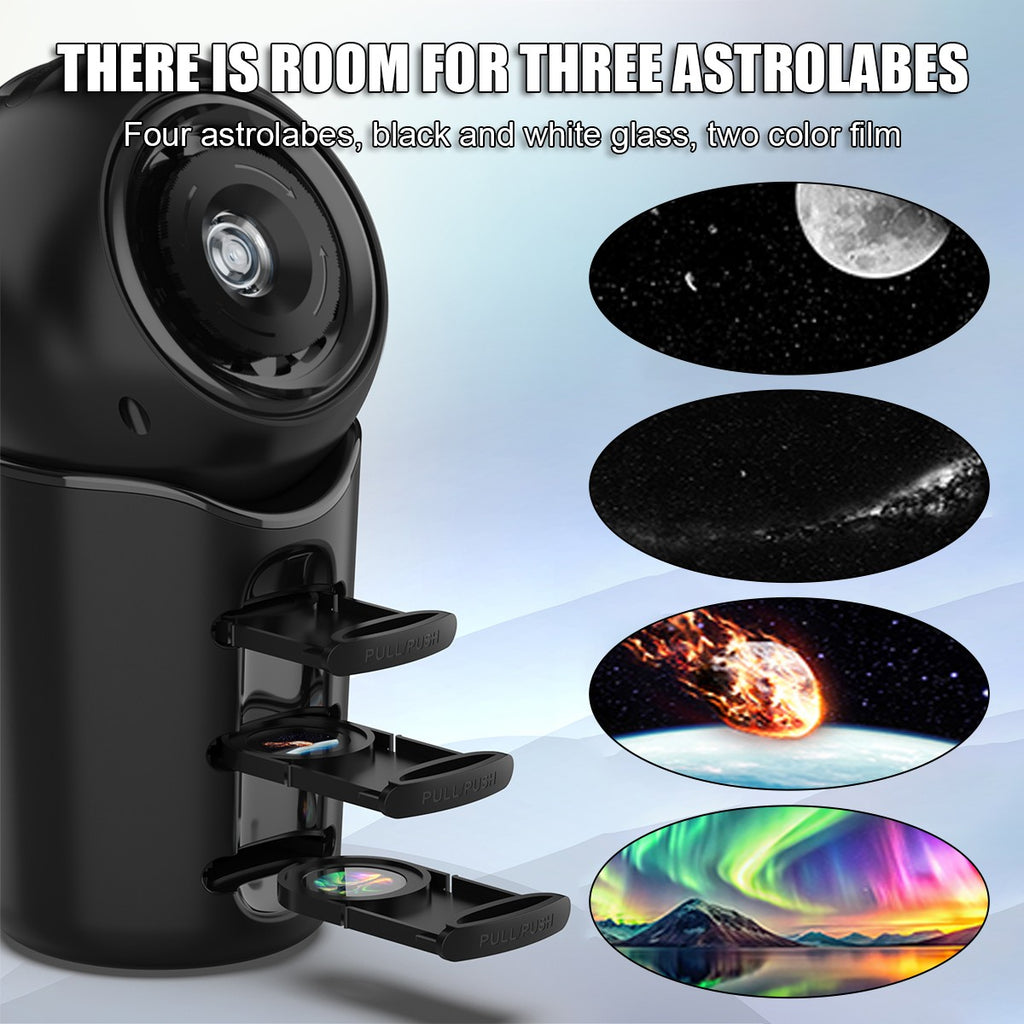 Galaxy Starry Sky Projector Night Light Rotating LED Planetarium Star Lamp UK